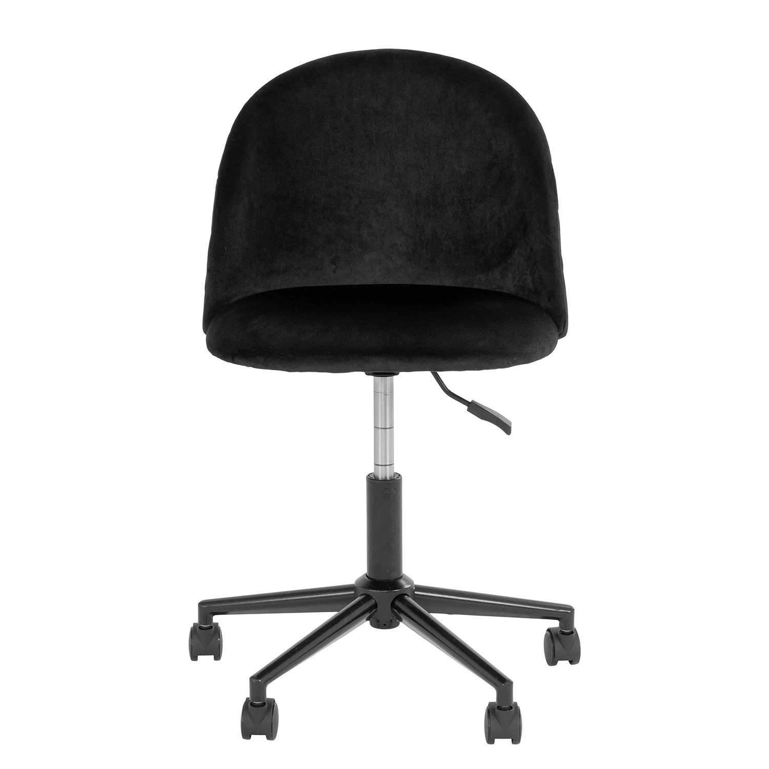 Red Living Bürodrehstuhl Varby - Samt / Stahl - Schwarz 7 Red Living Bürodrehstuhl Varby - Samt / Stahl - Schwarz – Bild 5