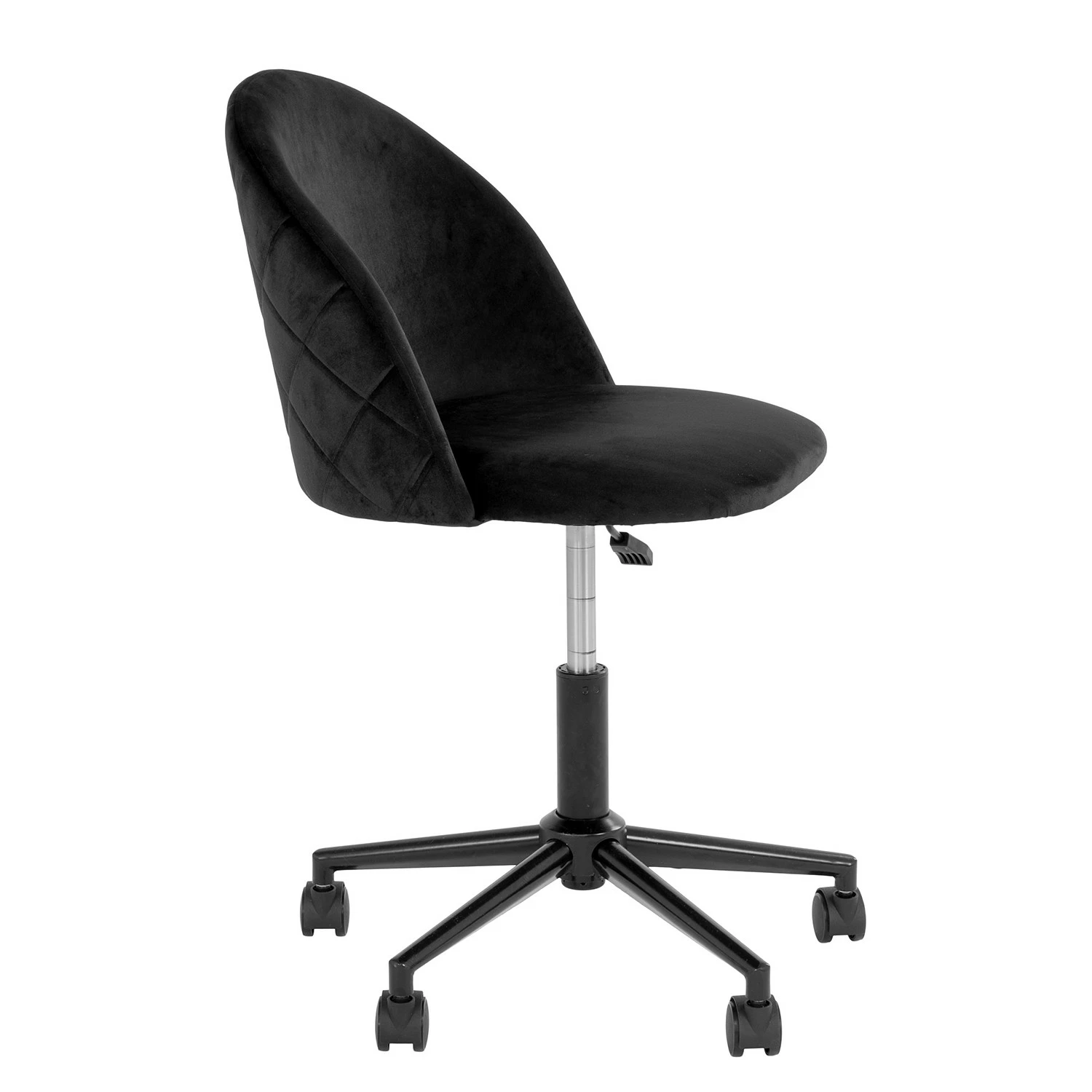 Red Living Bürodrehstuhl Varby - Samt / Stahl - Schwarz 8 Red Living Bürodrehstuhl Varby - Samt / Stahl - Schwarz – Bild 6