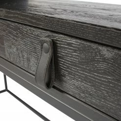 Fredriks Schreibtisch Sion - Esche massiv / Metall - Schwarz -Möbel Verkäufe 2024 1000299508 211011 084544000155 DETAILS P000000001000299508