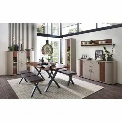 Loftscape Sideboard Saida - Kaschmir / Nussbaum Dekor -Möbel Verkäufe 2024 1000300942 211020 13343500039 MOOD DETAILS P000000001000300942 mood