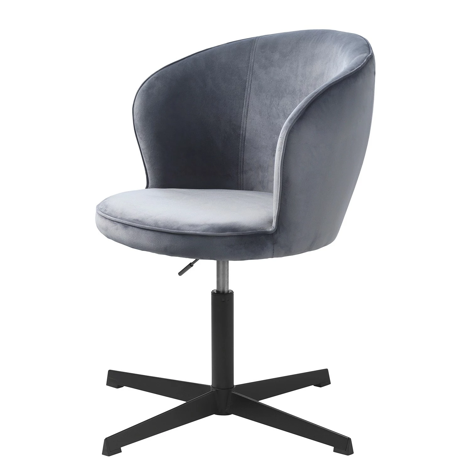 Red Living Bürodrehstuhl Cheia II - Samt / Eisen - Grau / Schwarz 3 Red Living Bürodrehstuhl Cheia II - Samt / Eisen - Grau / Schwarz