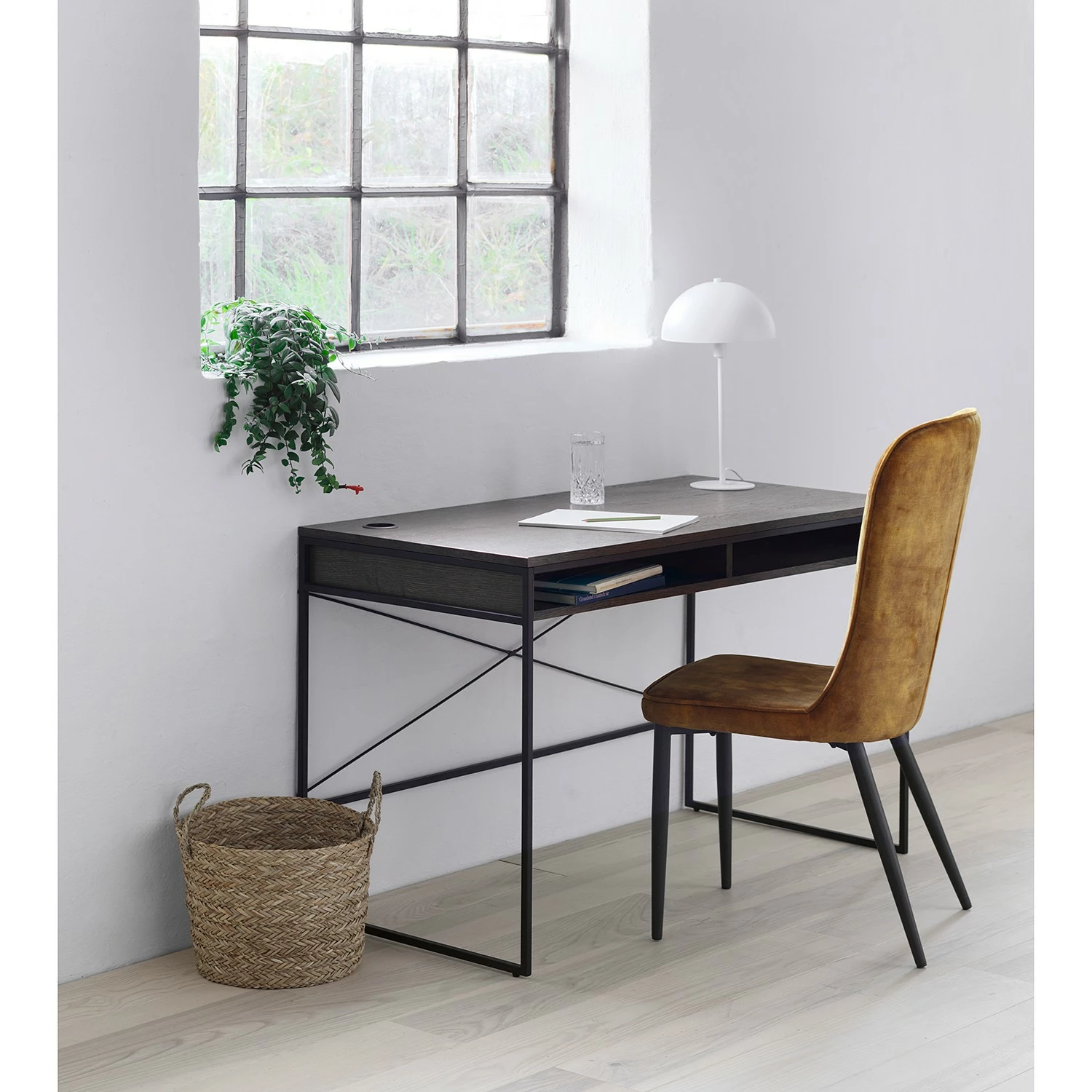 Red Living Schreibtisch Lesko - Eiche Dunkel 4 Red Living Schreibtisch Lesko - Eiche Dunkel – Bild 2