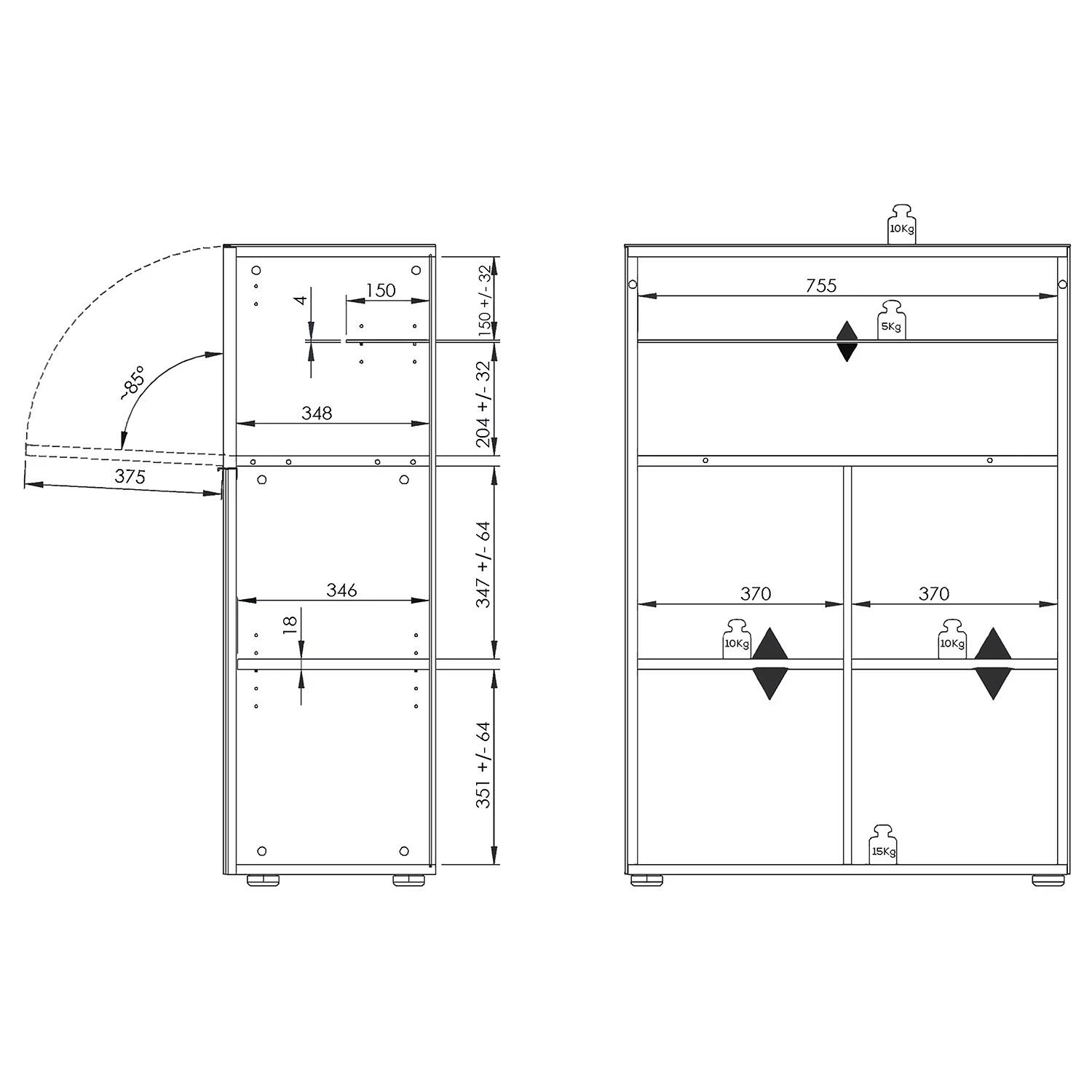 Maja Möbel Sekretär Merit - Eiche Riviera Dekor 12 Maja Möbel Sekretär Merit - Eiche Riviera Dekor – Bild 10