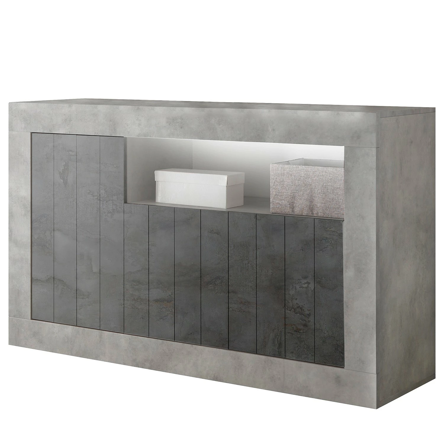 LC Spa Sideboard Urbino II - Anthrazit / Hellgrau 3 LC Spa Sideboard Urbino II - Anthrazit / Hellgrau