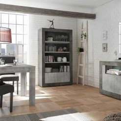 LC Spa Regal Urbino - Hellgrau / Dunkelgrau 9 LC Spa Regal Urbino - Hellgrau / Dunkelgrau -Möbel Verkäufe 2024 1000306563 211122 150851000045 DETAILS P000000001000306563