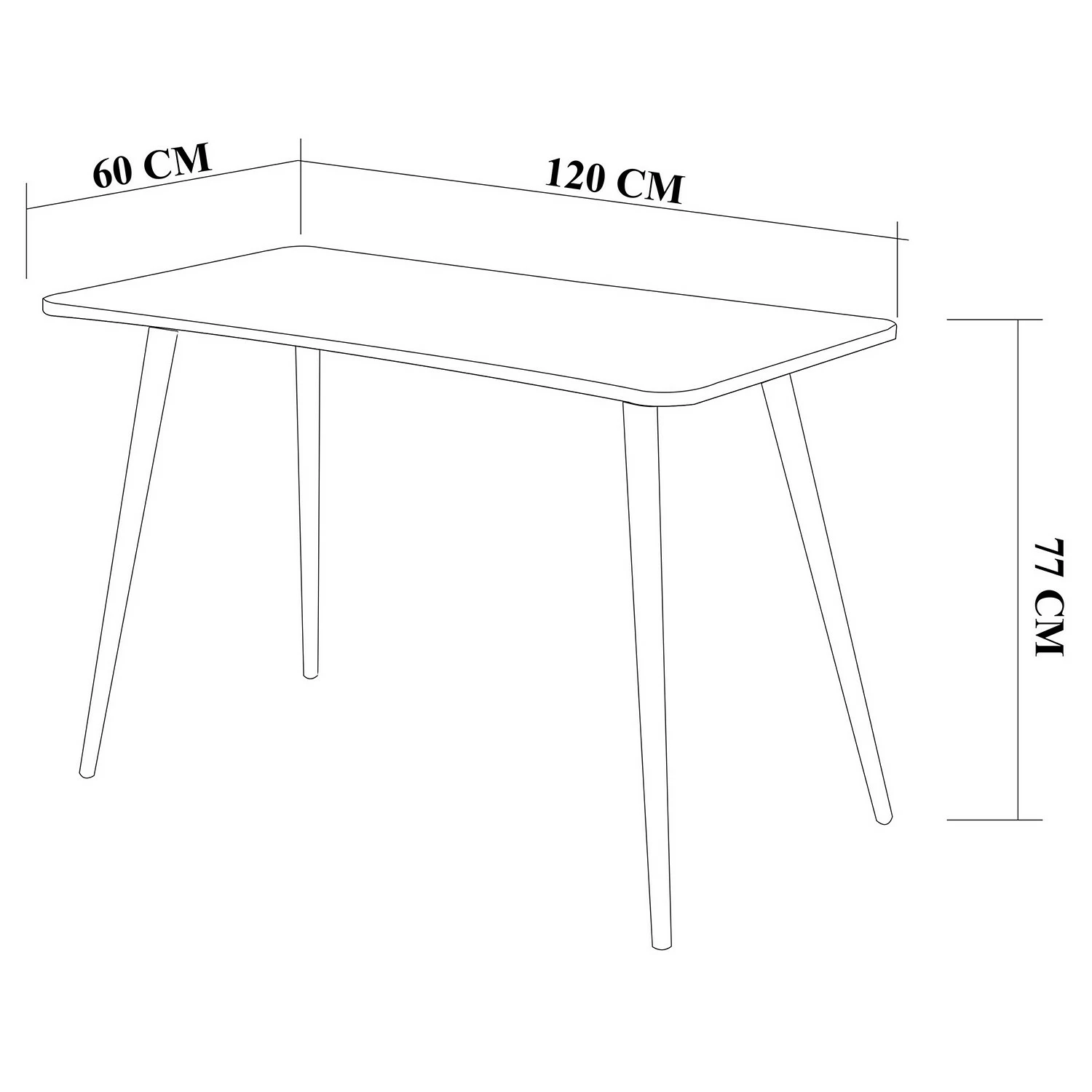 Norrwood Schreibtisch Linu II - Weiß 10 Norrwood Schreibtisch Linu II - Weiß – Bild 8