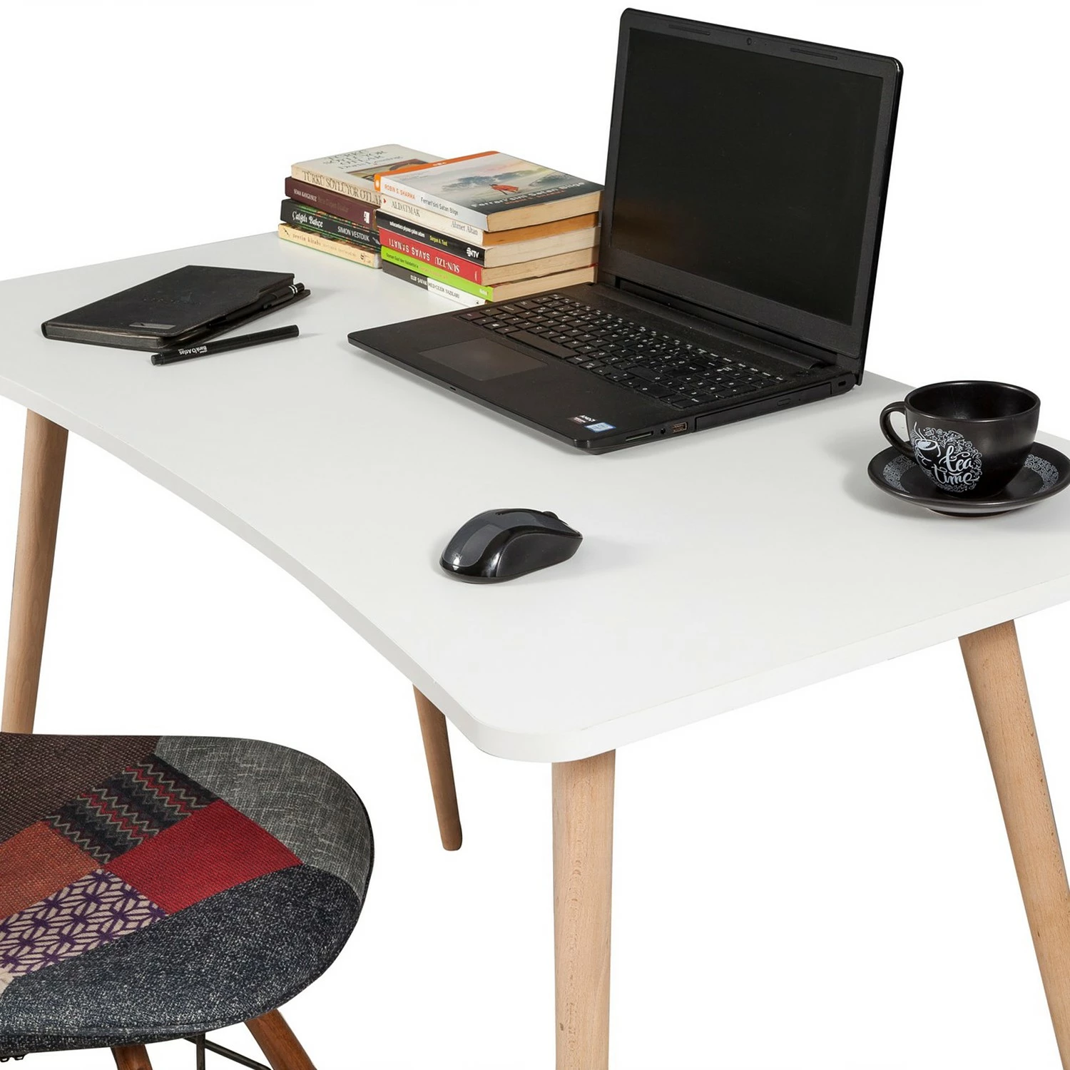 Norrwood Schreibtisch Linu II - Weiß 6 Norrwood Schreibtisch Linu II - Weiß – Bild 4