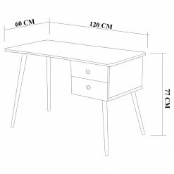 Norrwood Schreibtisch Linu - Kiefer Dekor -Möbel Verkäufe 2024 1000306644 211115 13541900921 SKETCH DETAILS P000000001000306644 sketch