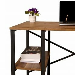 Red Living Schreibtisch Joanna - Kiefer Dekor / Schwarz -Möbel Verkäufe 2024 1000306650 211115 13540800437 DETAILS P000000001000306650