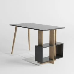 Norrwood Schreibtisch Dassow - Anthrazit / Eiche Dekor -Möbel Verkäufe 2024 1000306652 211115 13544600491 DETAILS P000000001000306652