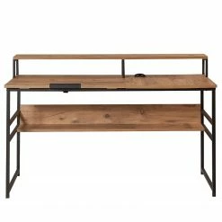 Red Living Schreibtisch Liroi - Kiefer Dekor / Schwarz -Möbel Verkäufe 2024 1000306672 211115 13565600670 DETAILS P000000001000306672