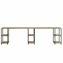 Red Living Doppelschreibtisch Collinee II - Eiche Dekor / Schwarz -Möbel Verkäufe 2024 1000306705 211115 13570700683 DETAILS P000000001000306705