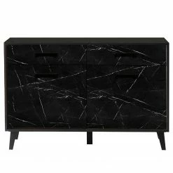 Jack & Alice Sideboard Fintel II - Marmor Schwarz Dekor / Schwarz -Möbel Verkäufe 2024 1000307051 211110 08234500083 DETAILS P000000001000307051