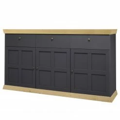 Ridgevalley Sideboard Maiossa II - Anthrazit / Eiche Dekor