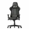 Fredriks Gaming Stuhl Jason - Kunstleder / Nylon - Schwarz