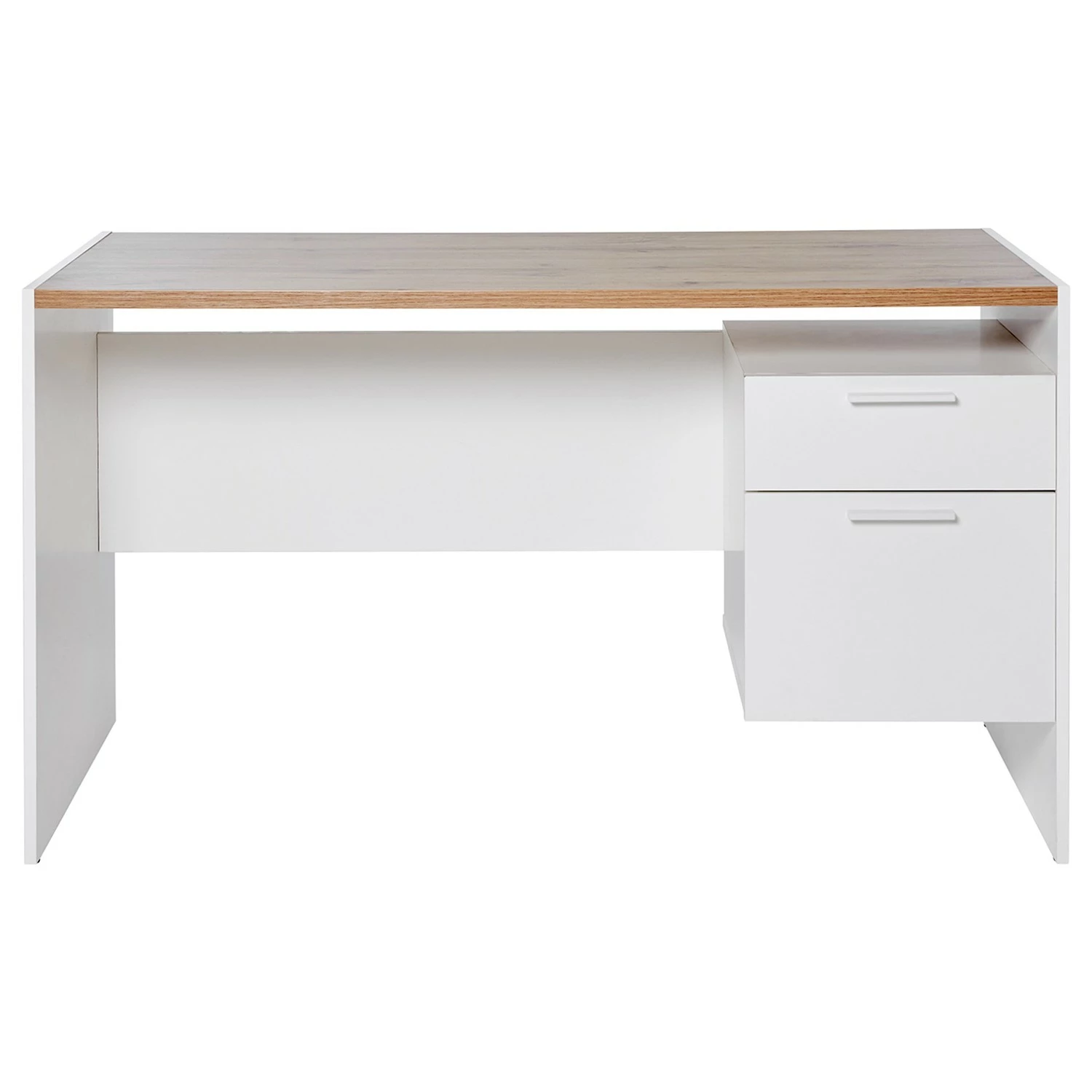 Jahnke Schreibtisch ML C 130 - Wildeiche Dekor / Weiß 7 Jahnke Schreibtisch ML C 130 - Wildeiche Dekor / Weiß – Bild 5