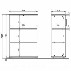 Germania Aktenschrank GW-Profi 2.0 I - Eiche Grandson Dekor / Graphit -Möbel Verkäufe 2024 1000307874 211109 16164000602 SKETCH DETAILS P000000001000307874 sketch
