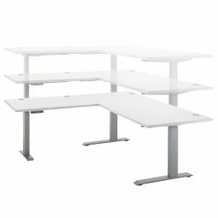 Fredriks Eckschreibtisch Toms - (Höhenverstellbar) - Lichtgrau / Grau -Möbel Verkäufe 2024 1000309502 211110 082121000057 DETAILS P000000001000309502