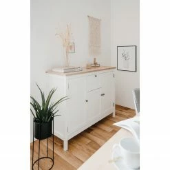 Ridgevalley Sideboard Bombita III - Weiß / Eiche Artisan Dekor -Möbel Verkäufe 2024 1000310613 211118 06055600055 MOOD DETAILS P000000001000310613 mood