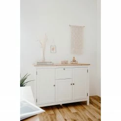 Ridgevalley Sideboard Bombita III - Weiß / Eiche Artisan Dekor -Möbel Verkäufe 2024 1000310613 211118 06055600057 MOOD DETAILS P000000001000310613 mood