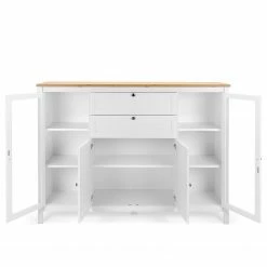 Ridgevalley Sideboard Bombita II - Weiß / Eiche Artisan Dekor -Möbel Verkäufe 2024 1000310614 211118 060556000110 DETAILS P000000001000310614