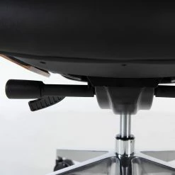 Fredriks Bürostuhl Weld - Echtleder / Walnuss Furnier / Metall - Schwarz / Walnuss / Aluminium -Möbel Verkäufe 2024 1000310647 220826 040 DETAILS P000000001000310647