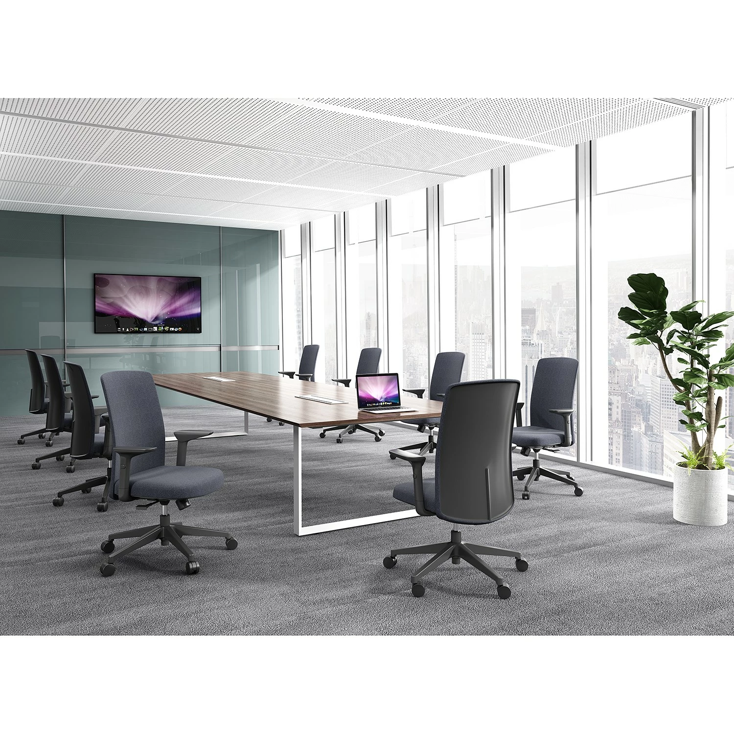 Fredriks Bürostuhl Rune - Lichtgrau 4 Fredriks Bürostuhl Rune - Lichtgrau – Bild 2