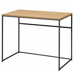 Now! by hülsta Schreibtisch CT24-2 - Eiche - Schwarz