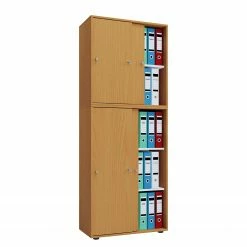 VCM Büroschrank Lona XXL - Buche Dekor