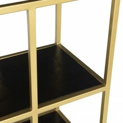 Jack & Alice Regal Nooble I - Mango massiv / Metall - Mango Schwarz / Gold -Möbel Verkäufe 2024 1000315440 220427 050 DETAILS P000000001000315440