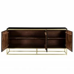 Jack & Alice Sideboard Nooble II - Mango massiv / Metall - Mango Schwarz / Gold 10 Jack & Alice Sideboard Nooble II - Mango massiv / Metall - Mango Schwarz / Gold -Möbel Verkäufe 2024 1000315447 220427 040 DETAILS P000000001000315447