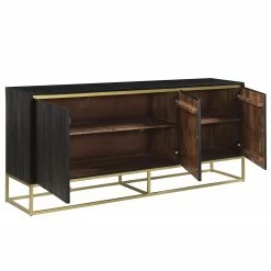 Jack & Alice Sideboard Nooble II - Mango massiv / Metall - Mango Schwarz / Gold 11 Jack & Alice Sideboard Nooble II - Mango massiv / Metall - Mango Schwarz / Gold -Möbel Verkäufe 2024 1000315447 220427 045 DETAILS P000000001000315447