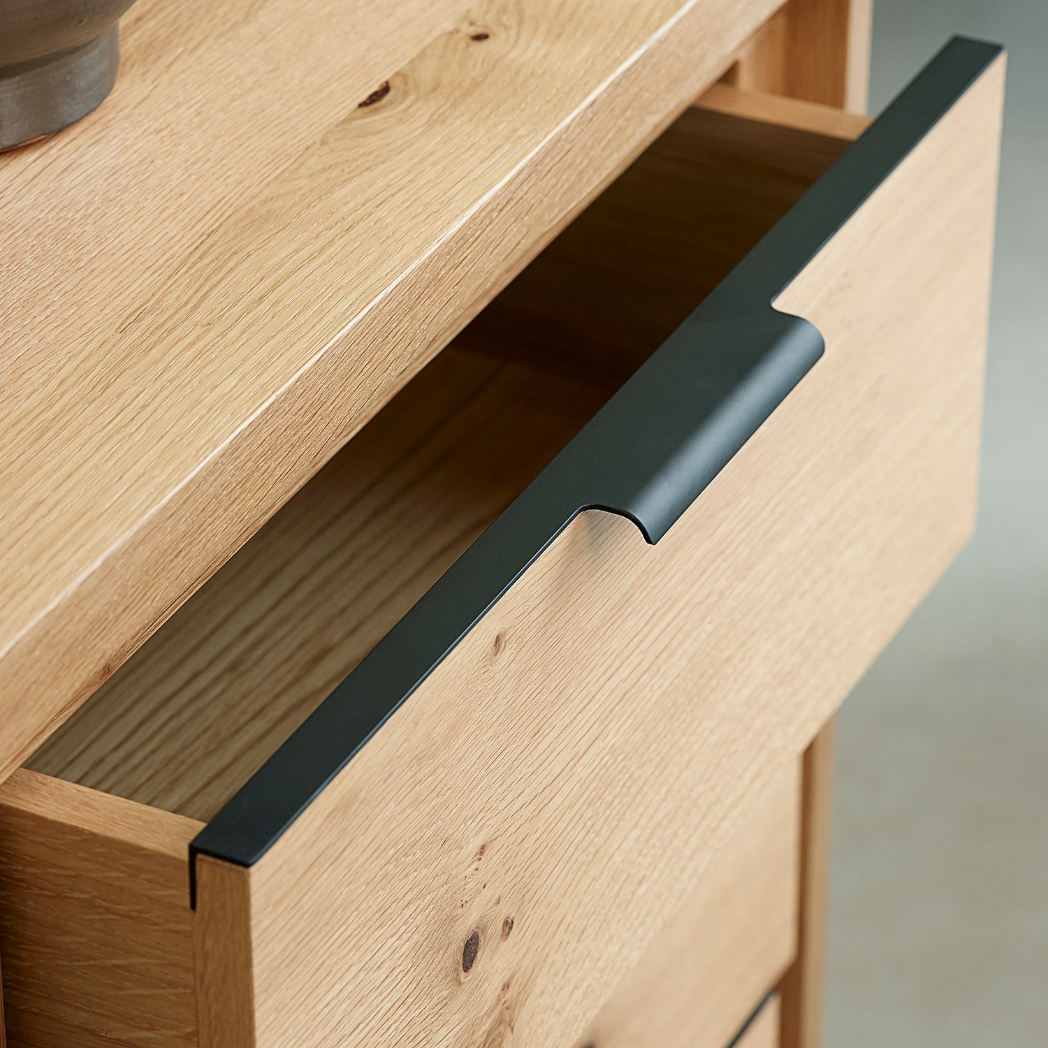 Loftscape Sideboard Limoges - Echtholzfurnier / Metall - Eiche / Schwarz 11 Loftscape Sideboard Limoges - Echtholzfurnier / Metall - Eiche / Schwarz – Bild 9