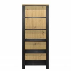 Red Living Regal Zagora - Asteiche Dekor / Schwarz -Möbel Verkäufe 2024 1000329408 220203 154841000030 DETAILS P000000001000329408