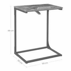 Red Living Laptoptisch Buxy - Eiche Rustikal Dekor / Schwarz -Möbel Verkäufe 2024 1000330250 220204 133442000500 SKETCH DETAILS P000000001000330250 sketch