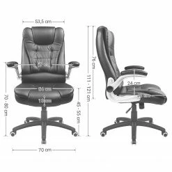Loftscape Chefsessel Modan XXL - Kunstleder / Nylon - Schwarz / Silber -Möbel Verkäufe 2024 1000330260 220204 13344400500 SKETCH DETAILS P000000001000330260 sketch