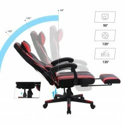 Loftscape Gaming Chair Moco XXL - Schwarz / Rot -Möbel Verkäufe 2024 1000330267 220204 1334450060 DETAILS P000000001000330267