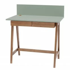 Mørteens Schreibtisch Ophelia II - Mintgrün - Breite: 85 cm