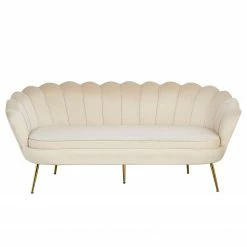 Norrwood Sofa Ralemo (3-Sitzer) - Samt - Creme -Möbel Verkäufe 2024 1000339537 220329 030 DETAILS P000000001000339537