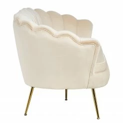 Norrwood Sofa Ralemo (3-Sitzer) - Samt - Creme -Möbel Verkäufe 2024 1000339537 220329 040 DETAILS P000000001000339537