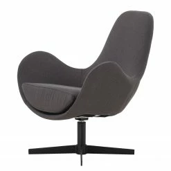 Loftscape Sessel Thika - Microfaser - Dunkelgrau