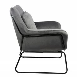 Norrwood Relaxsessel Tizio - Samt - Grau -Möbel Verkäufe 2024 1000339564 220329 040 DETAILS P000000001000339564