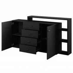 Loftscape Sideboard Littor - Schwarz -Möbel Verkäufe 2024 1000339746 220311 030 DETAILS P000000001000339746