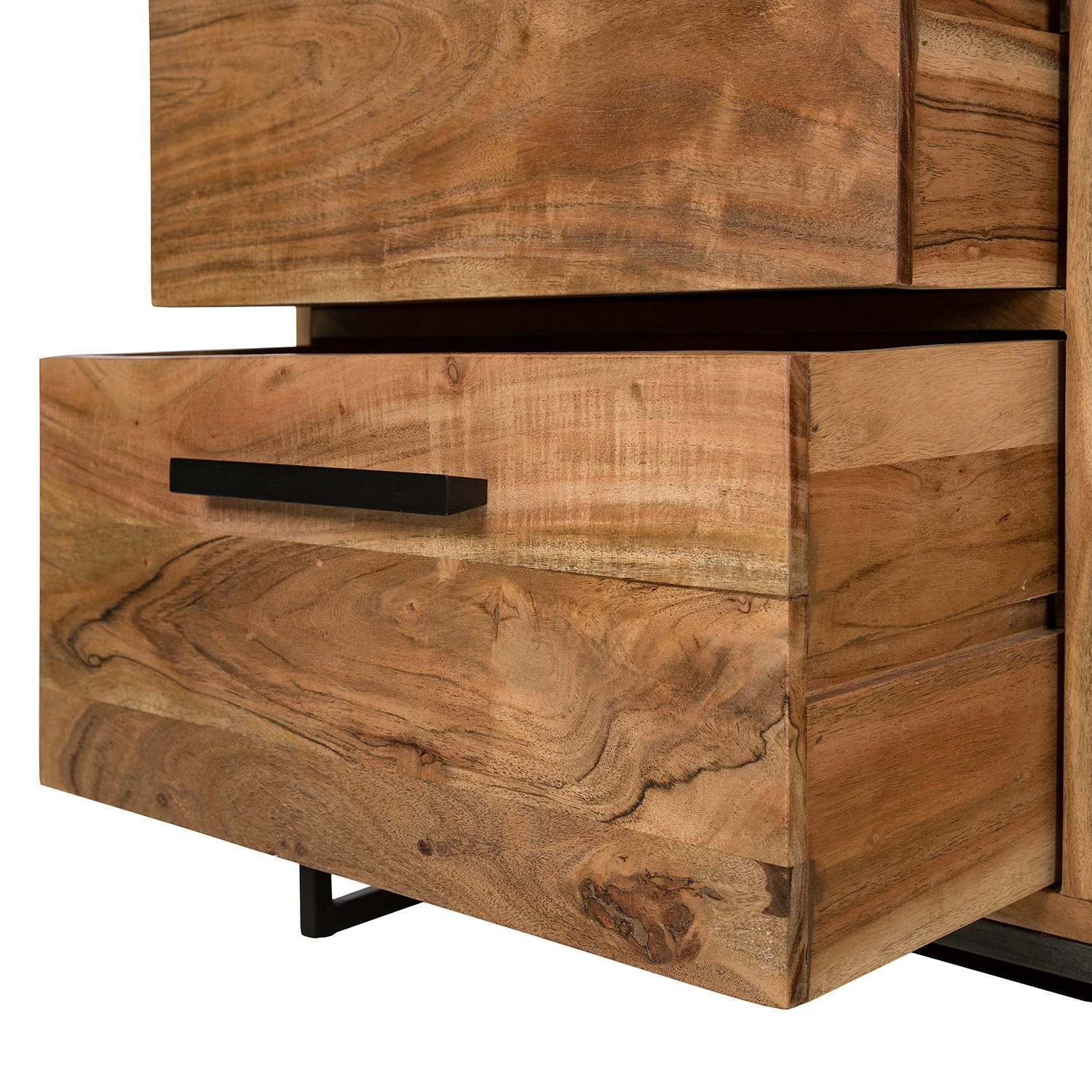 Ars manufacti Sideboard Woodson II - Akazie massiv / Metall - Akazie Hellbraun 12 Ars manufacti Sideboard Woodson II - Akazie massiv / Metall - Akazie Hellbraun – Bild 10