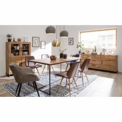 Ars manufacti Sideboard Woodson - Akazie massiv / Metall - Akazie Hellbraun - Breite: 200 cm -Möbel Verkäufe 2024 1000339822 220311 021 MOOD DETAILS P000000001000339822 mood