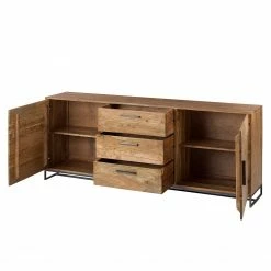 Ars manufacti Sideboard Woodson - Akazie massiv / Metall - Akazie Hellbraun - Breite: 200 cm -Möbel Verkäufe 2024 1000339822 220311 035 DETAILS P000000001000339822