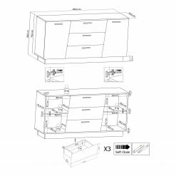 Fredriks Sideboard Reedley - Hochglanz Schwarz 11 Fredriks Sideboard Reedley - Hochglanz Schwarz -Möbel Verkäufe 2024 1000340455 220322 500 SKETCH DETAILS P000000001000340455 sketch