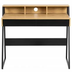 Mørteens Schreibtisch Reims - Wildeiche Dekor / Schwarz -Möbel Verkäufe 2024 1000341076 220323 031 DETAILS P000000001000341076