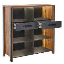 Red Living Regal Belchatow - Eiche Dekor / Anthrazit -Möbel Verkäufe 2024 1000341639 220323 030 DETAILS P000000001000341639