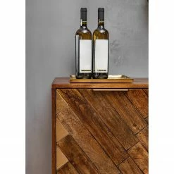 Red Living Sideboard Nook - Mango massiv / Metall - Mango / Gold -Möbel Verkäufe 2024 1000341969 220517 032 DETAILS P000000001000341969